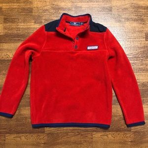 Vineyard Vines Harbor Pullover Fleece Large